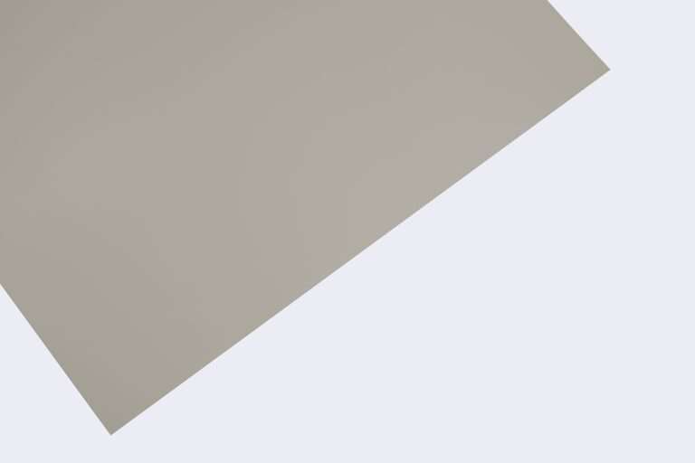 Flat Sheet in a Polyester Paint Coated Finish - Light Grey