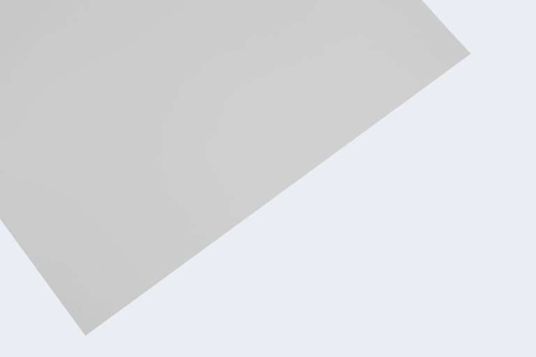 Flat Sheet in a Polyester Paint Coated Finish - Bright White