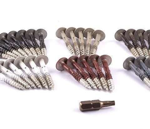 Cedral® Timber Screws - Stainless Steel - Qty 100 - Black C50