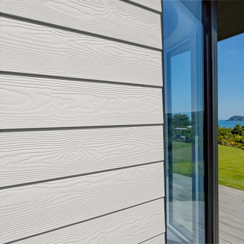 Cedral® | Lap | New | White C01 | Woodgrain Plank