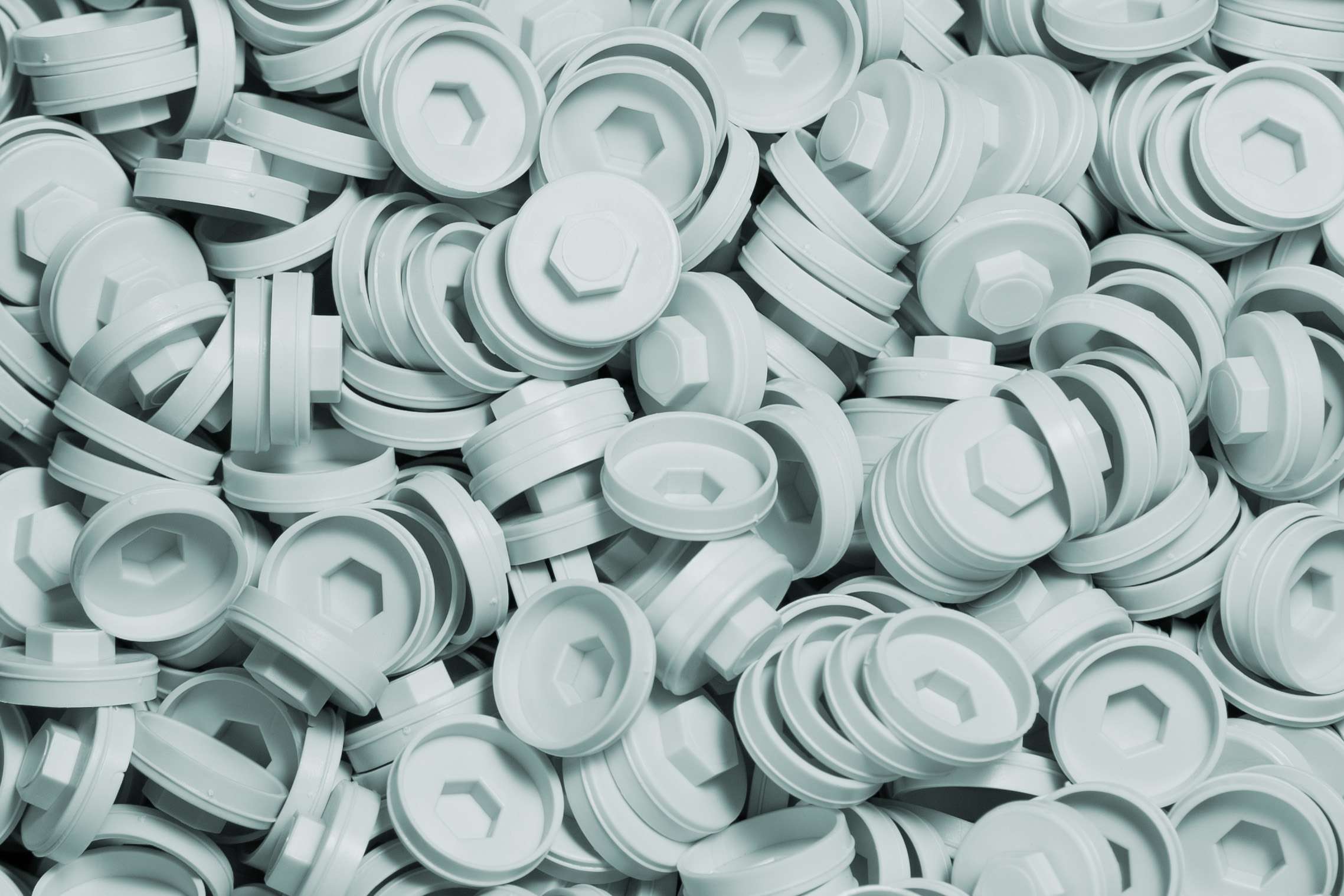 Plastic Caps for Tech Screws - 19mm - Qty 100 - Albatross