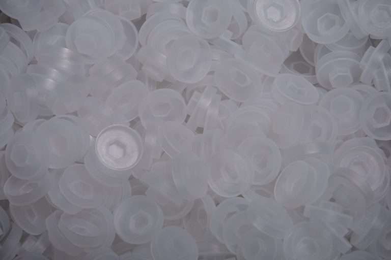 Plastic Caps for Tech Screws - 19mm - Qty 100 - Clear