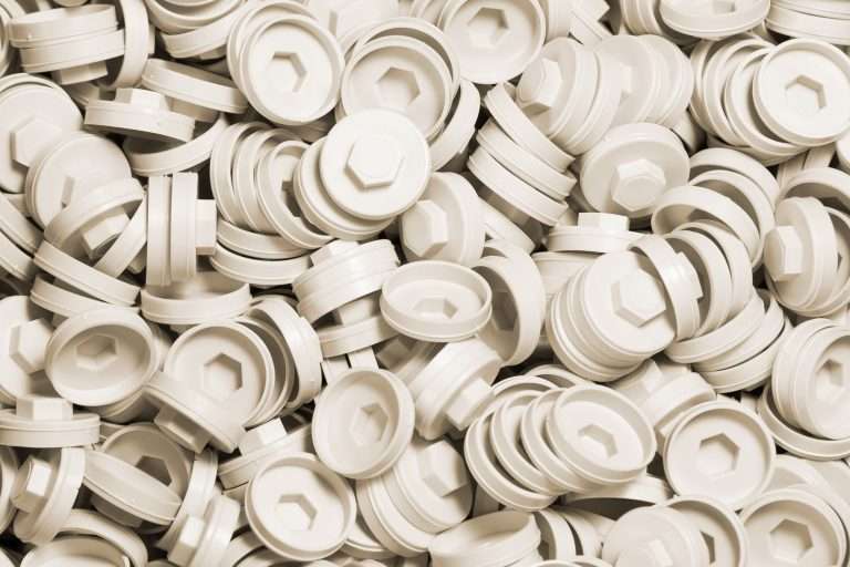 Plastic Caps for Tech Screws - 19mm - Qty 100 - Hamlet
