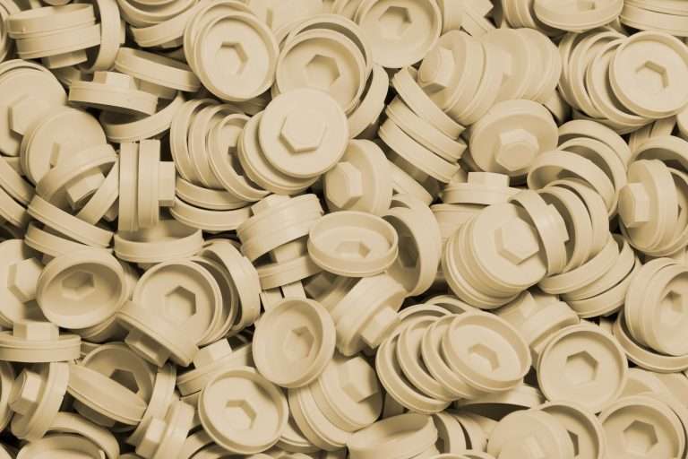 Plastic Caps for Tech Screws - 19mm - Qty 100 - Honesty