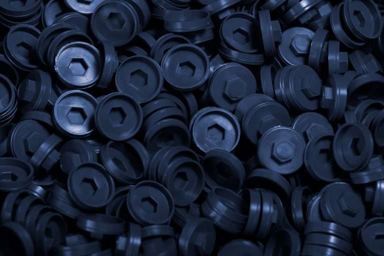 Plastic Caps for Tech Screws - 19mm - Qty 100 - Sargasso Blue