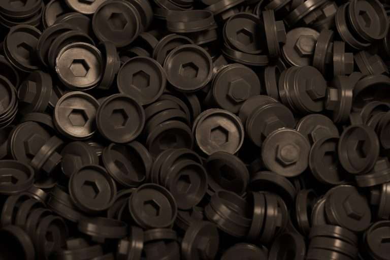 Plastic Caps for Tech Screws - 19mm - Qty 100 - Vandyke Brown