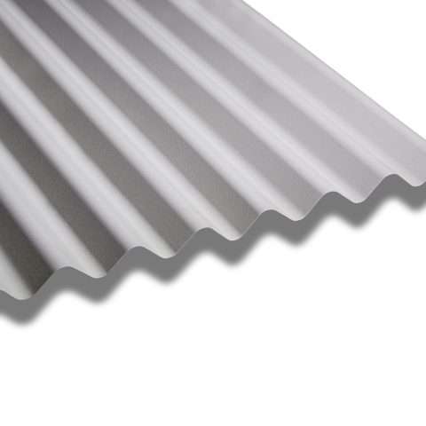 Cover 6 Roof Sheet - Big 6 - PVC Plastisol Coated Finish - Goosewing Grey 3050mm (10ft)