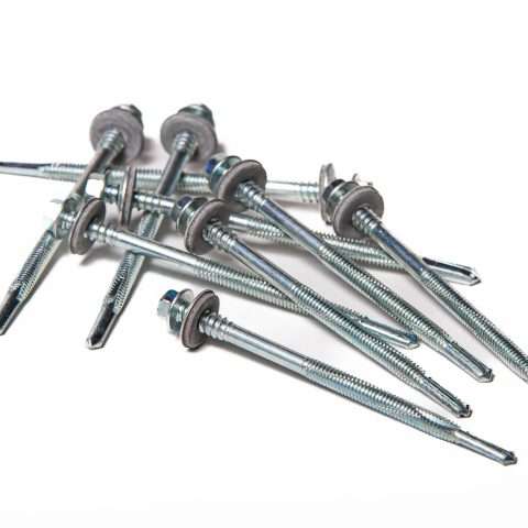 Screws for Heavy Gauge Steel - 100mm - 19mm Washer - Qty 100