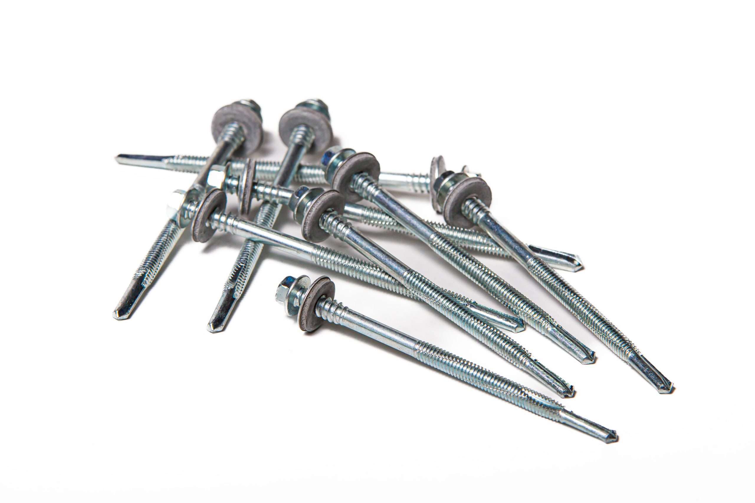 Screws for Heavy Gauge Steel - 100mm - 19mm Washer - Qty 100