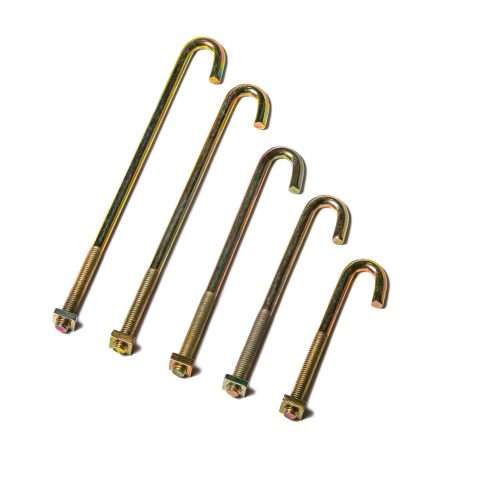 Hook Bolts and Nuts | M8 | 100mm | Qty 100