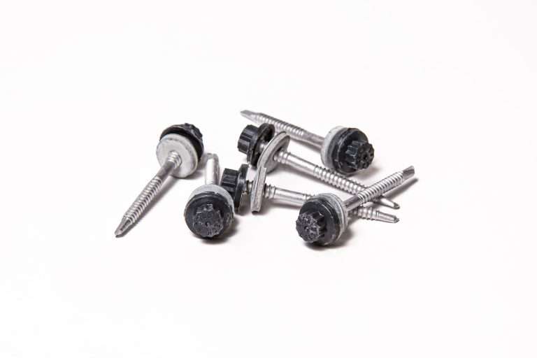 Screws for Light Gauge Steel - 65mm - Qty 100 - Moulded Head - Anthracite - Raven