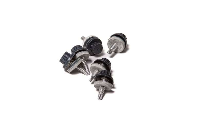 Screws for Light Gauge Steel - 25mm - Qty 100 - Moulded Head - Anthracite - Raven