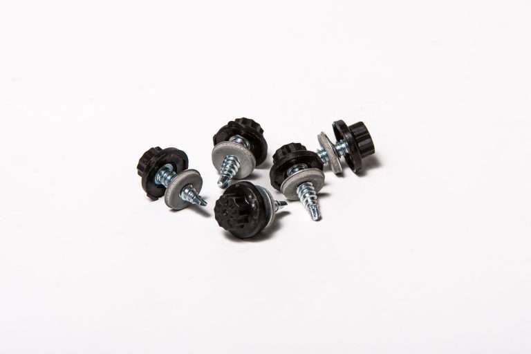 Stitching Screws - 22mm - Qty 100 - Moulded Head - Black