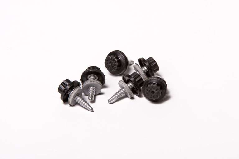 Screws for Light Gauge Steel - 25mm - Qty 100 - Moulded Head - Black