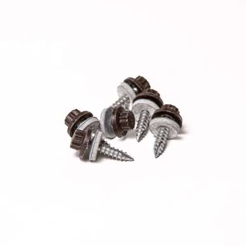 Screws for Timber - 32mm - Qty 100 - Moulded Head - Vandyke Brown
