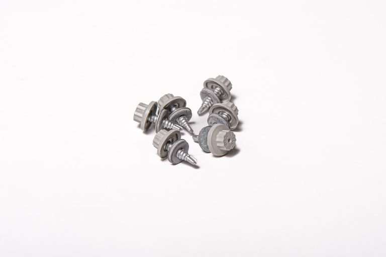 Stitching Screws - 22mm - Qty 100 - Moulded Head - Goosewing Grey