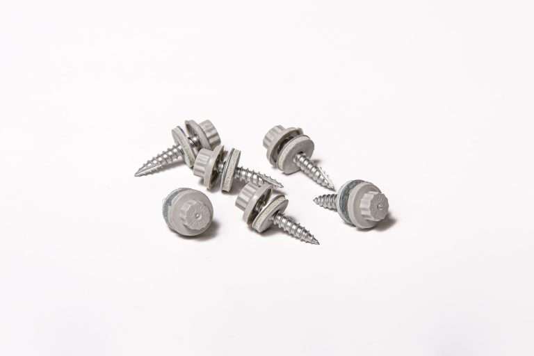 Screws for Timber - 32mm - Qty 100 - Moulded Head - Goosewing Grey