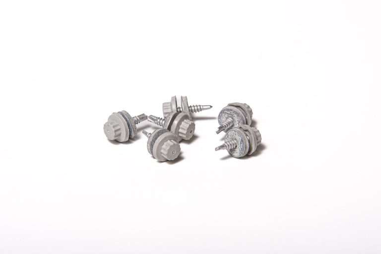 Screws for Light Gauge Steel - 25mm - Qty 100 - Moulded Head - Goosewing Grey