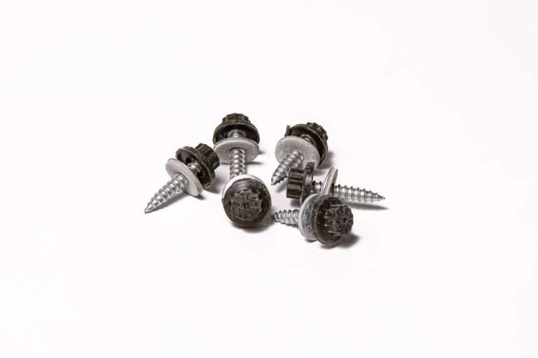 Screws for Timber - 32mm - Qty 100 - Moulded Head - Juniper Green