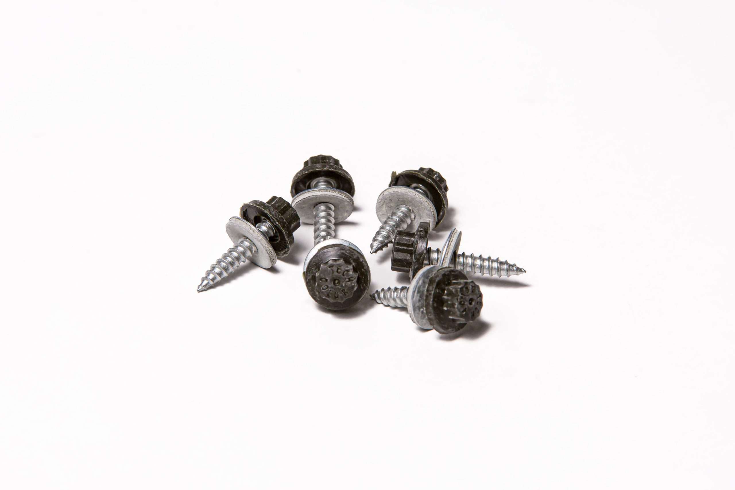 Screws for Timber - 32mm - Qty 100 - Moulded Head - Juniper Green