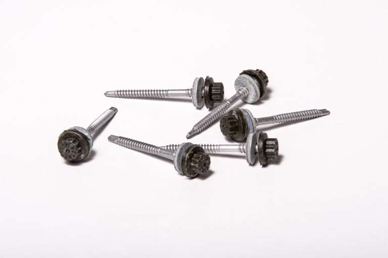 Screws for Light Gauge Steel - 65mm - Qty 100 - Moulded Head - Juniper Green
