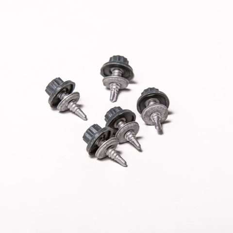 Stitching Screws - 22mm - Qty 100 - Moulded Head - Merlin Grey
