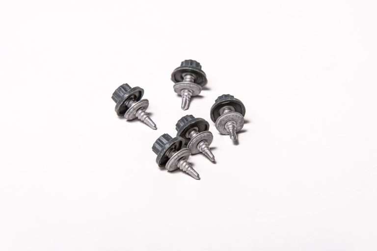 Stitching Screws - 22mm - Qty 100 - Moulded Head - Merlin Grey