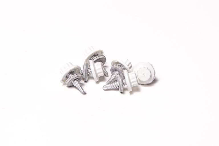 Stitching Screws - 22mm - Qty 100 - Moulded Head - White