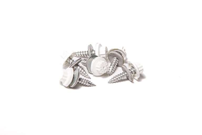 Screws for Timber - 32mm - Qty 100 - Moulded Head - White