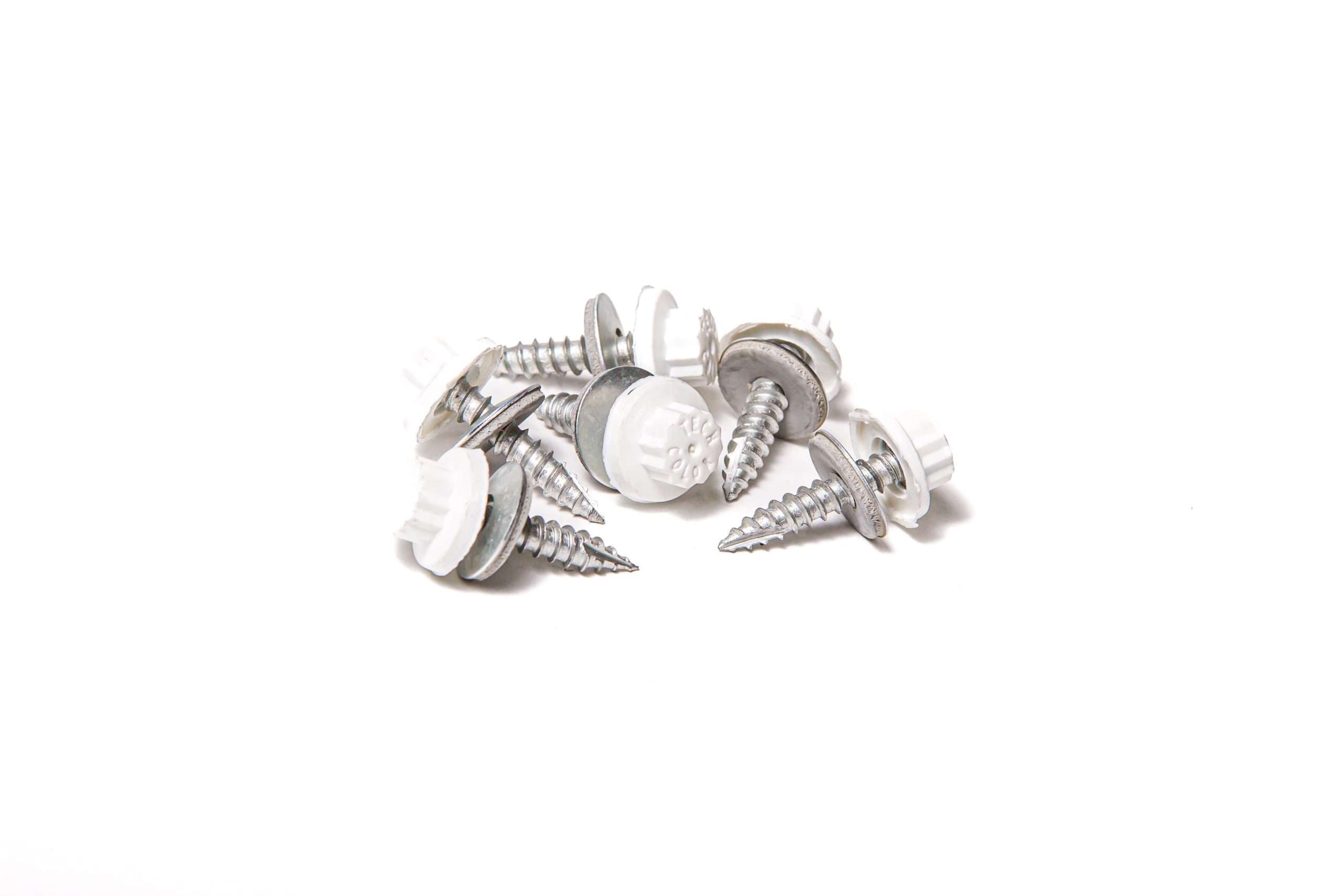 Screws for Timber - 32mm - Qty 100 - Moulded Head - White
