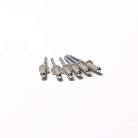 Rivets - 4.8mm x 15mm - Qty 100 - Goosewing Grey