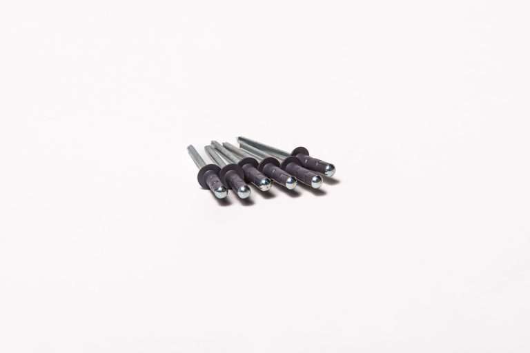 Rivets - 4.8mm x 15mm - Qty 100 - Merlin Grey