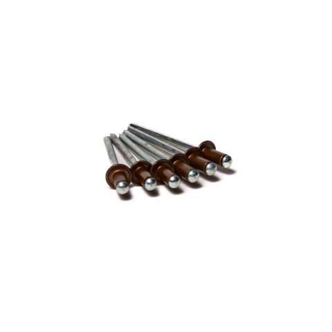 Rivets - 4.8mm x 15mm - Qty 100 - Vandyke Brown