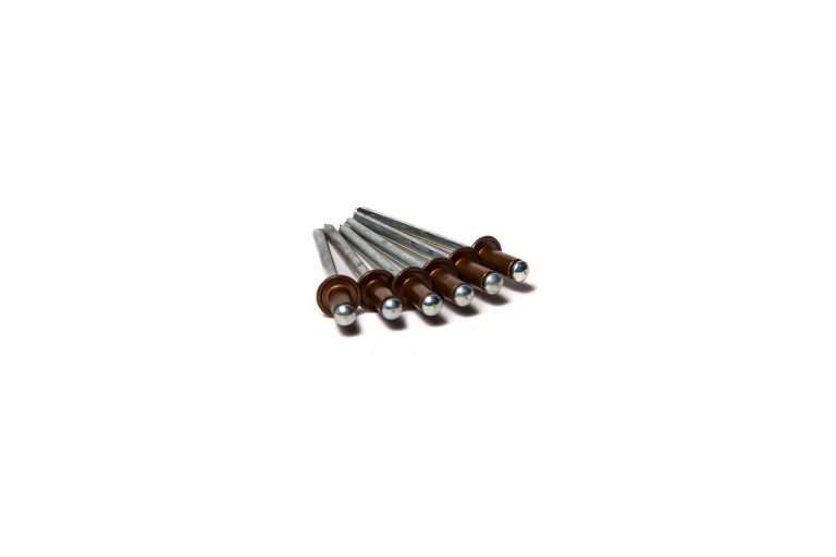 Rivets - 4.8mm x 15mm - Qty 100 - Vandyke Brown