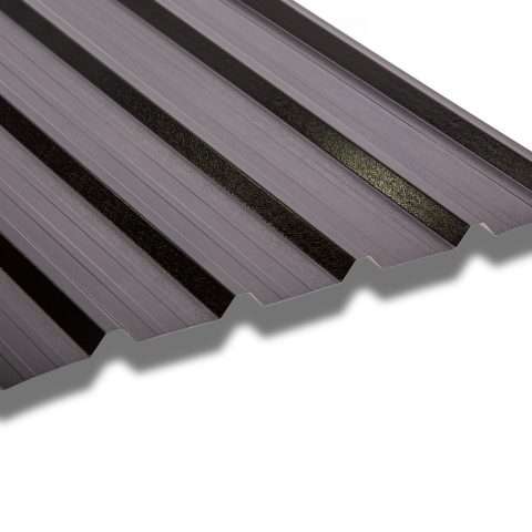 32/1000 Roof and Wall Sheet in a Polyester Paint Coated Finish - SSAB GreenCoat® - Black 2000mm