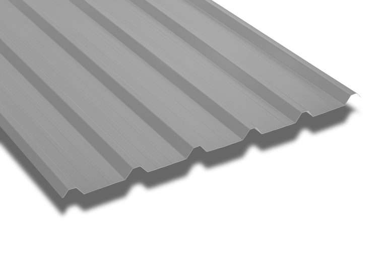 Box Profile and Corrugated Polyester Paint Coated Roof and Wall Sheets | Light Grey