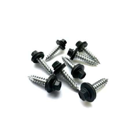 Screws for Timber - 32mm - Qty 100 - Powder Coated - Anthracite - Raven