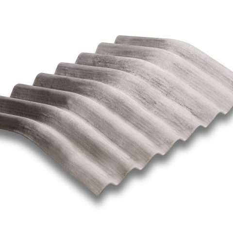 Cemsix | Ridge | Profile 6 | New | 900mm | 15° | Close-Fit | Natural Grey
