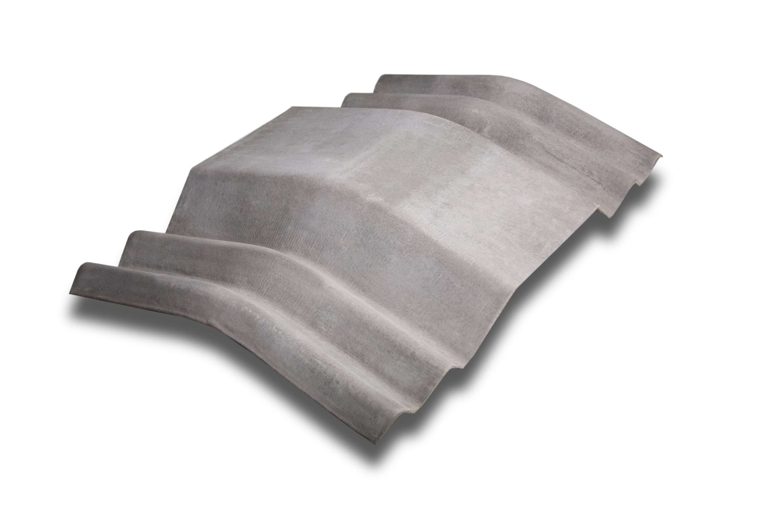 Cemsix | Ridge | Profile 6 | New | 750mm | 15° | Ventilated | Natural Grey