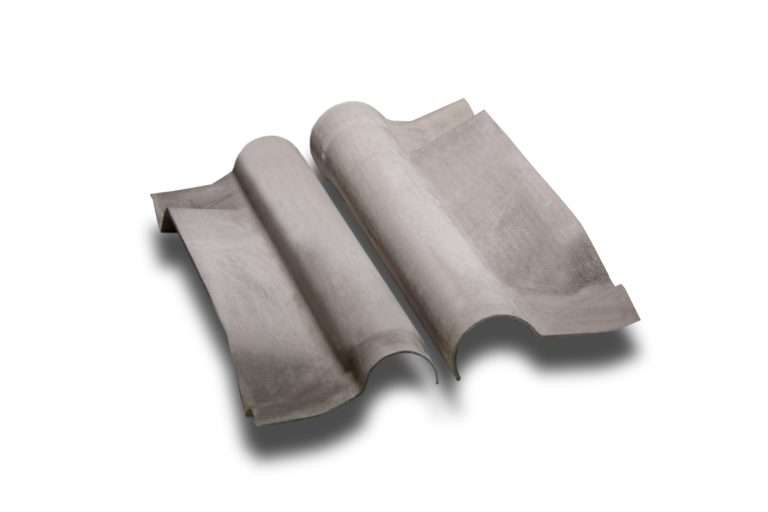 Cemsix | Ridge | Profile 6 | New | 2-Piece | Pair | Ventilated | Natural Grey
