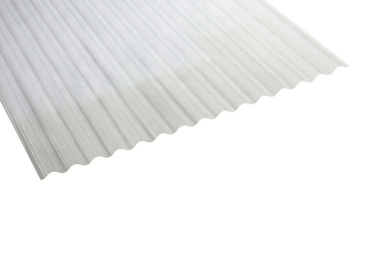 Translucent GRP Rooflight in 13/3 Corrugated Profile - 3050mm (10ft)
