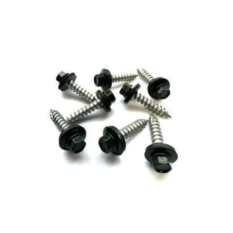 Screws for Timber - 32mm - Qty 100 - Powder Coated - Juniper Green