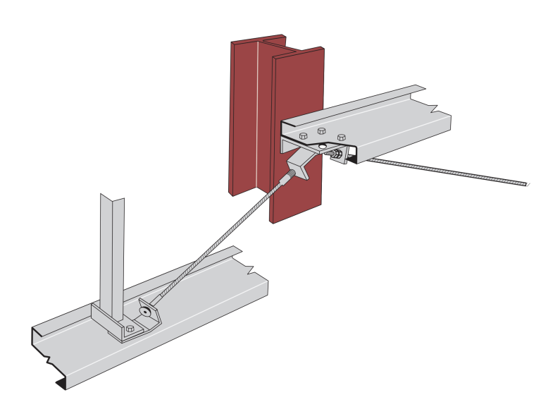 Side-Rail-Support | Diagonal-Tie-Wires | New | Made-to-Order