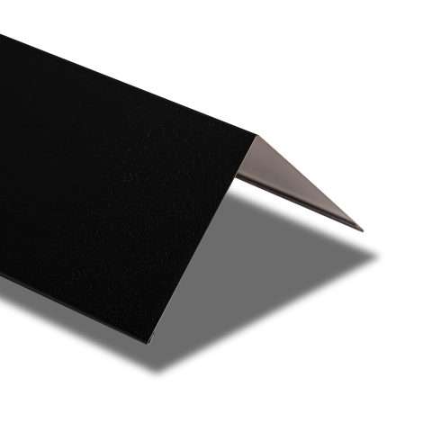 Barge Flashings in a Polyester Paint Coated Finish - SSAB Greencoat® - Black 3000mm