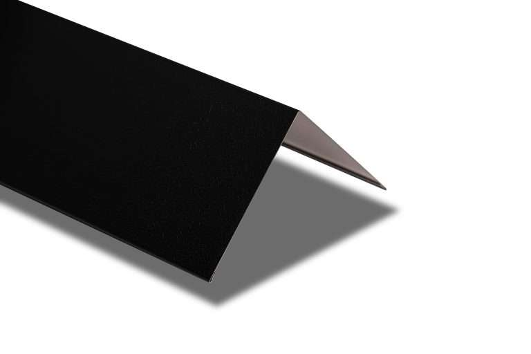 Barge Flashings in a Polyester Paint Coated Finish - SSAB Greencoat® - Black 3000mm