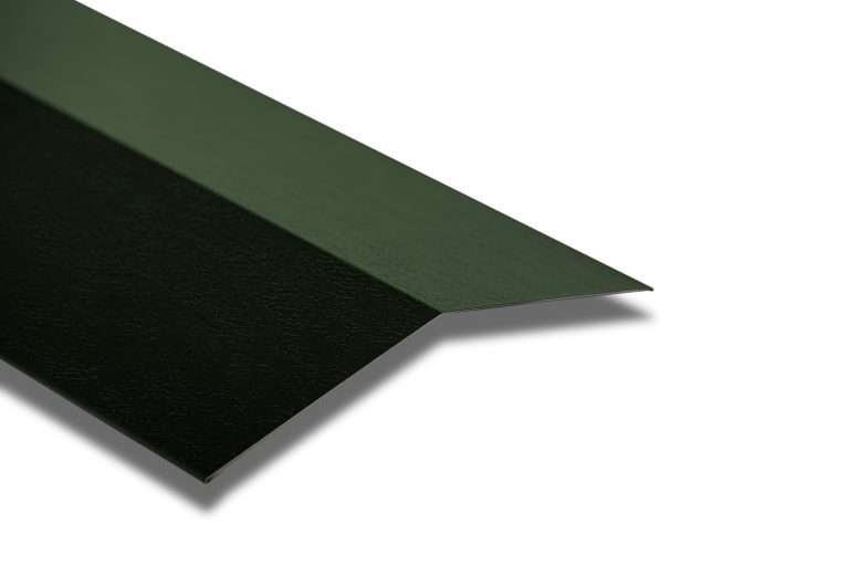 Ridge Flashings in a PVC Plastisol Coated Finish - TATA Colorcoat® - Juniper Green 3000mm