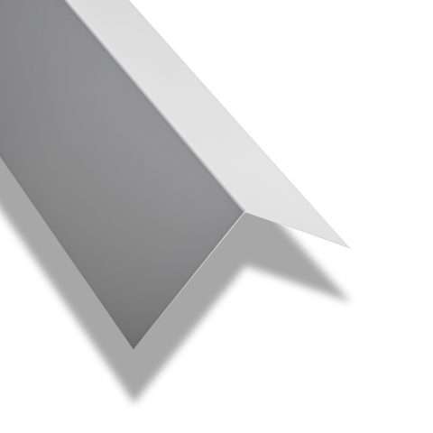 Barge Flashings in a Polyester Paint Coated Finish - Light Grey 3000mm