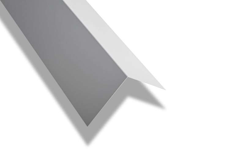 Barge Flashings in a Polyester Paint Coated Finish - Light Grey 3000mm
