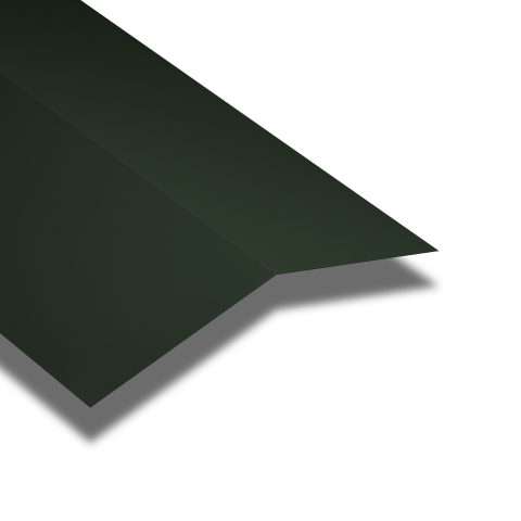 Ridge Flashings in a Polyester Paint Coated Finish - SSAB Greencoat® - Juniper Green 3000mm