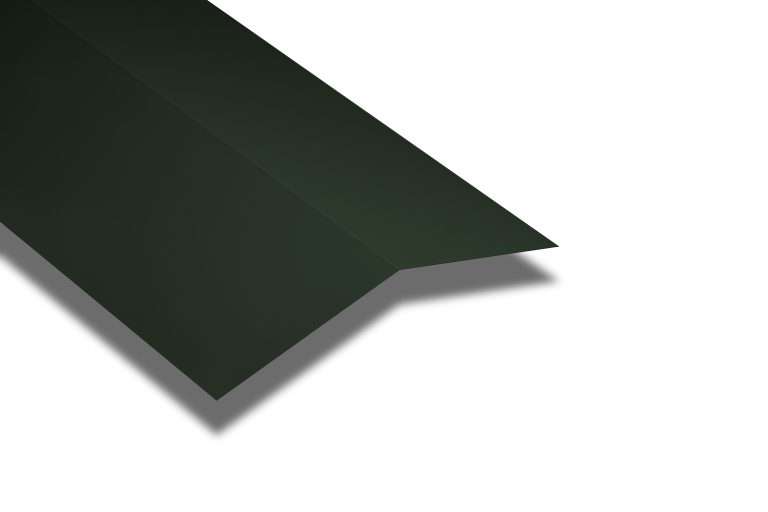 Ridge Flashings in a Polyester Paint Coated Finish - SSAB Greencoat® - Juniper Green 3000mm